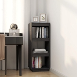 Libreria/Divisorio Grigio 40x35x103cm in Legno Massello di Pino