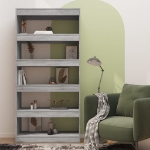 Libreria/Divisorio Grigio Sonoma 80x30x166 cm in Truciolato