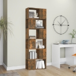 Libreria/Divisorio Rovere Fumo 60x24x186 cm