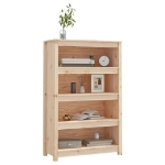 Libreria 80x35x126 cm in Legno Massello di Pino