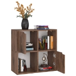 Libreria Rovere Fumo 60x27,5x59,5 cm in Truciolato