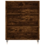 Libreria Rovere Fumo 69,5x32,5x90 cm in Legno Multistrato