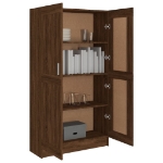 Libreria Rovere Marrone 82,5x30,5x150 cm in Legno Multistrato