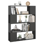 Libreria/Divisorio Grigio 100x24x124 cm