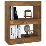 Libreria/Divisorio Rovere Fumo 60x30x72 cm