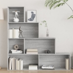 Libreria Grigio Sonoma 155x24x160 cm