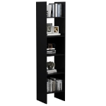 Libreria Nera 40x35x180 cm in Truciolato