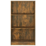 Libreria Rovere Fumo 60x24x109 cm in Legno Multistrato