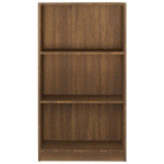 Libreria Rovere Marrone 60x24x109 cm in Legno Ingegnerizzato