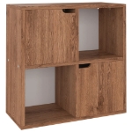 Libreria Rovere Marrone 60x27,5x59,5 cm in Truciolato