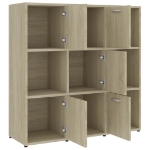 Libreria Rovere Sonoma 90x30x90 cm in Truciolato