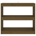 Libreria/Divisorio Miele 80x30x71,5 cm Legno Massello di Pino