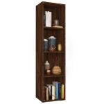 Libreria/Mobile TV Rovere Marrone 36x30x143cm Legno Multistrato