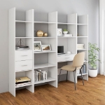 Libreria Bianca 40x35x180 cm in Truciolato