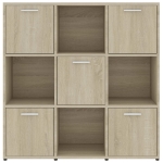 Libreria Rovere Sonoma 90x30x90 cm in Truciolato