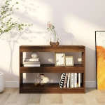 Libreria/Divisorio Rovere Marrone 100x30x72 cm