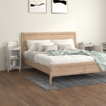 Comodini 2 pz Grigio Cemento 40x35x70 cm in Legno Multistrato