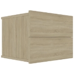 Comodini Rovere Sonoma 2 pz 40x30x30 cm in Truciolato