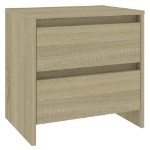 Comodini 2 pz Rovere Sonoma 45x34,5x44,5 cm in Truciolato