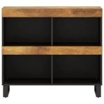 Credenza 85x33x75 cm in Legno Massello di Mango