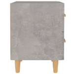 Comodino Grigio Cemento 40x35x47,5 cm