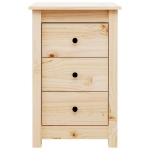 Comodini 2 pz 40x35x61,5 cm in Legno Massello di Pino