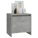 Comodini 2 pz Grigio Cemento 45x34x44,5 cm in Truciolato