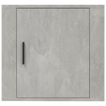 Comodino a Muro Grigio Cemento 50x30x47 cm