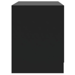 Comodino Nero 45x34,5x44,5 cm in Truciolato