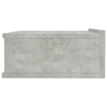 Comodini Pensili 2 pz Grigio Cemento 40x30x15 cm in Truciolato