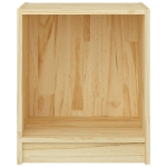 Comodini 2 pz 35,5x33,5x41,5 cm in Legno Massello di Pino