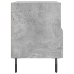 Comodino Grigio Cemento 40x35x47,5 cm in Legno Multistrato