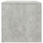 Comodini Grigio Cemento 2 pz 40x30x30 cm in Truciolato