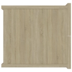 Comodini Rovere Sonoma 2 pz 40x30x30 cm in Truciolato