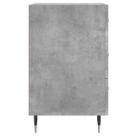 Comodino Grigio Cemento 40x40x66 cm in Legno Multistrato