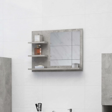 MiCasa Italia. Armadio da Bagno Grigio Cemento 25x25x170 cm in