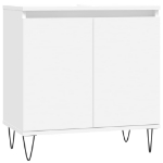 Mobile da Bagno Bianco 58x33x60 cm in Legno Multistrato