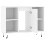 Mobile da Bagno Bianco 80x33x60 cm in Legno Multistrato