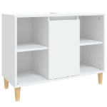 Mobile Lavabo Bianco 80x33x60 cm in Legno Multistrato