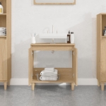 Mobile Lavabo Rovere Sonoma 58x33x60 cm in Legno Multistrato