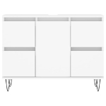 Mobile da Bagno Bianco 80x33x60 cm in Legno Multistrato