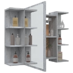 Mobile da Bagno Grigio Sonoma 80x20,5x64cm in Legno Multistrato