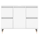 Mobile da Bagno Bianco 80x33x60 cm in Legno Multistrato