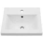 Lavabo da Incasso 42x39x18 cm in Ceramica Bianco