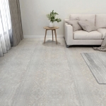 Listoni Pavimenti Adesivi 20 pz in PVC 1,86 m² Grigio Chiaro