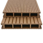 Pavimento per Esterni in WPC Cavo Accessori 20 m² 2,2 m Teak