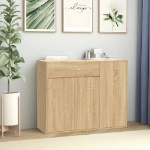 Credenza Rovere Sonoma 88x30x70 cm in Truciolato