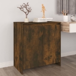 Credenza Rovere Fumo 70x41x75 cm in Legno Multistrato