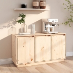 Credenza 111x34x60 cm in Legno Massello di Pino