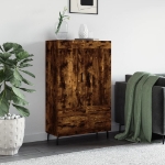 Credenza Rovere Fumo 69,5x31x115 cm in Legno Multistrato